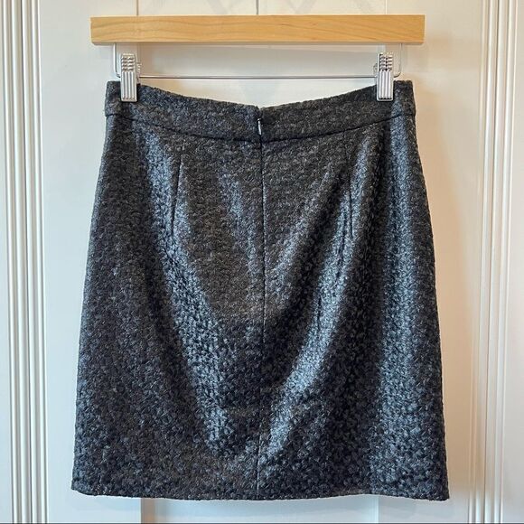 Tibi Black Foil Draped Lace Mini Skirt Size 2 - Picture 5 of 9